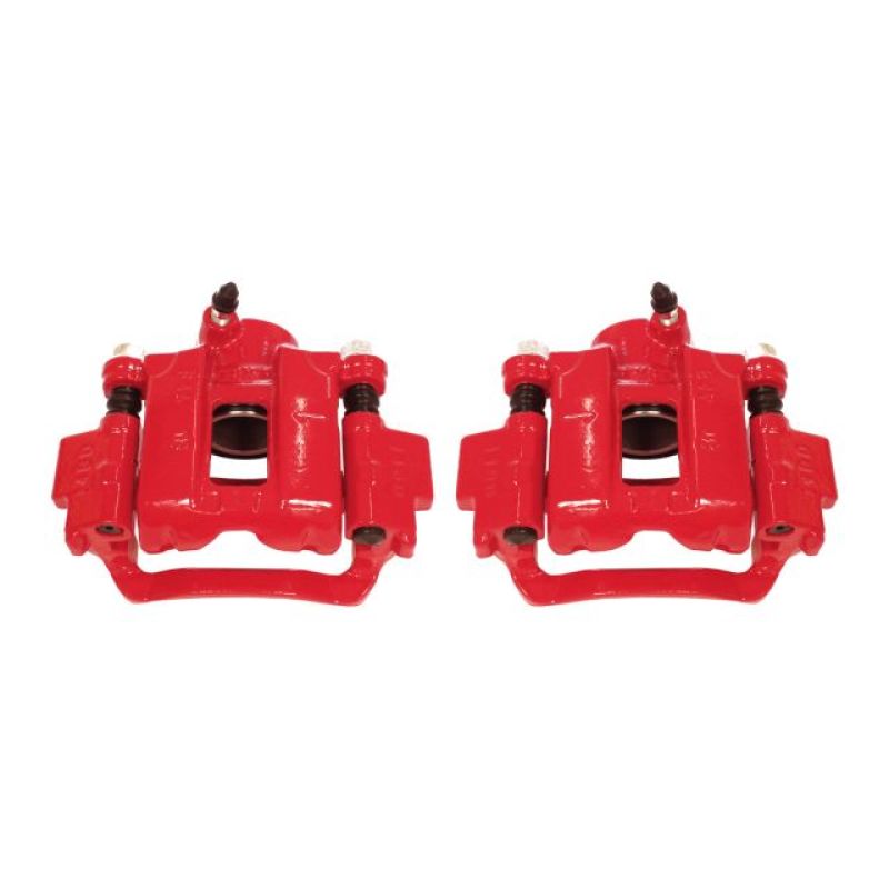 PowerStop Power Stop 10-18 Lexus GX460 Rear Red Calipers w/Brackets - Pair