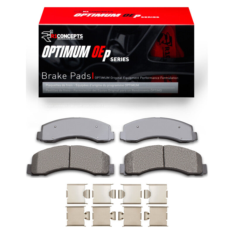 R1 Concepts R1 18-20 Ford F-150 4WD Front Optimum OE Pads & Hardware Kit