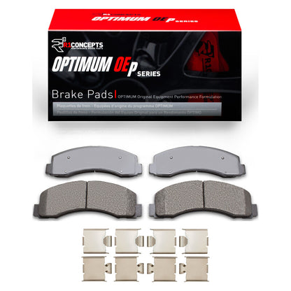 R1 Concepts R1 18-20 Ford F-150 4WD Front Optimum OE Pads & Hardware Kit