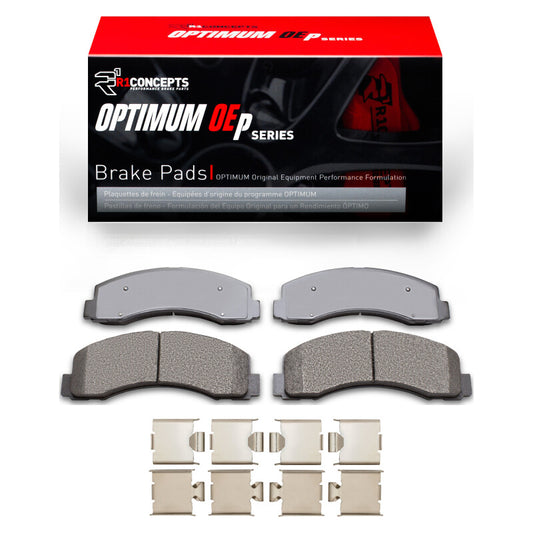 R1 Concepts R1 18-20 Ford F-150 4WD Front Optimum OE Pads & Hardware Kit