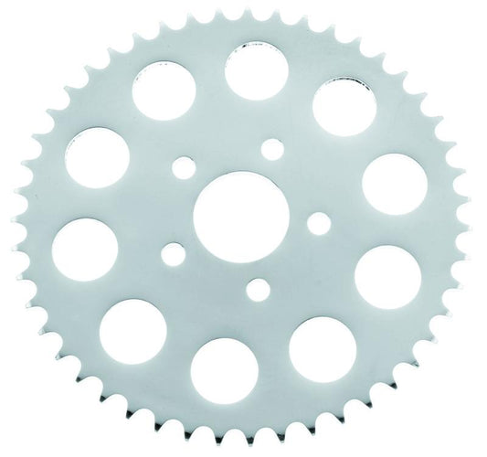 TwinPower Twin Power 86-92 XL Chrome Disc Brake Rear Sprocket 47 Tooth Flat