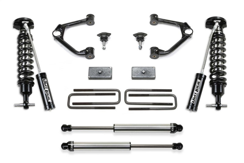 Fabtech 22-23 GM C/K 1500 3in Lift Budget System w/ Dirt Logic 2.5 Resivoir Coilovers