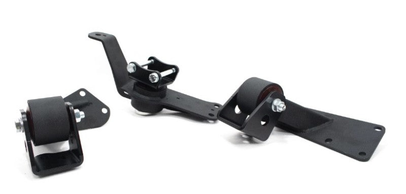Innovative Mounts Innovative 00-09 S2000 Conversion Mount Kit (J-Series/Manual) Black Steel Mounts 75A Bushings