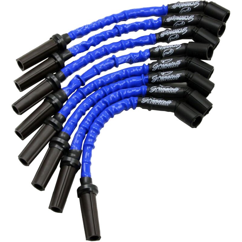 Granatelli Motor Sports Granatelli 99-23 GM Truck/SUV V8 (Excl 8.1L) Hi-Perf Coil-Near-Plug Conn Kit w/9in Lead/Blue Jacket