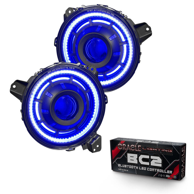 ORACLE Lighting Oracle Oculus Bi-LED Projector Headlights for Jeep JL/Gladiator JT - w/ BC1 Controller