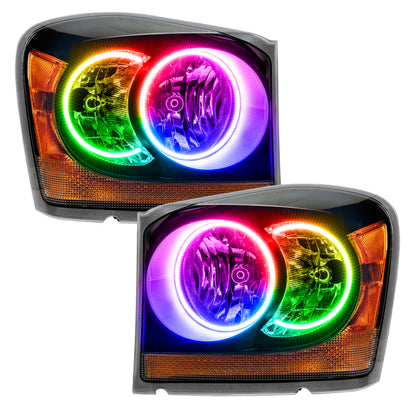 ORACLE Lighting Oracle 04-06 Dodge Durango SMD HL - Black - ColorSHIFT w/o Controller