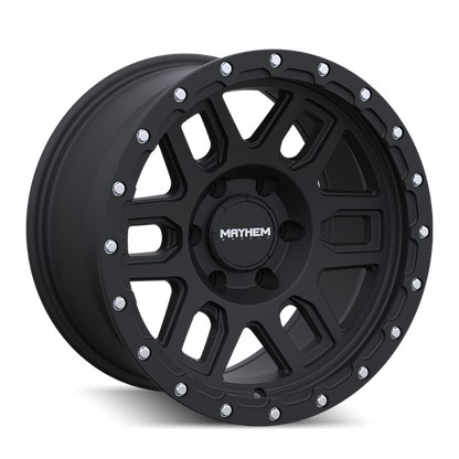 Mayhem 8304 Delta 20x9 / 5x127 BP / 0mm Offset / 78.1mm Hub Matte Black Wheel