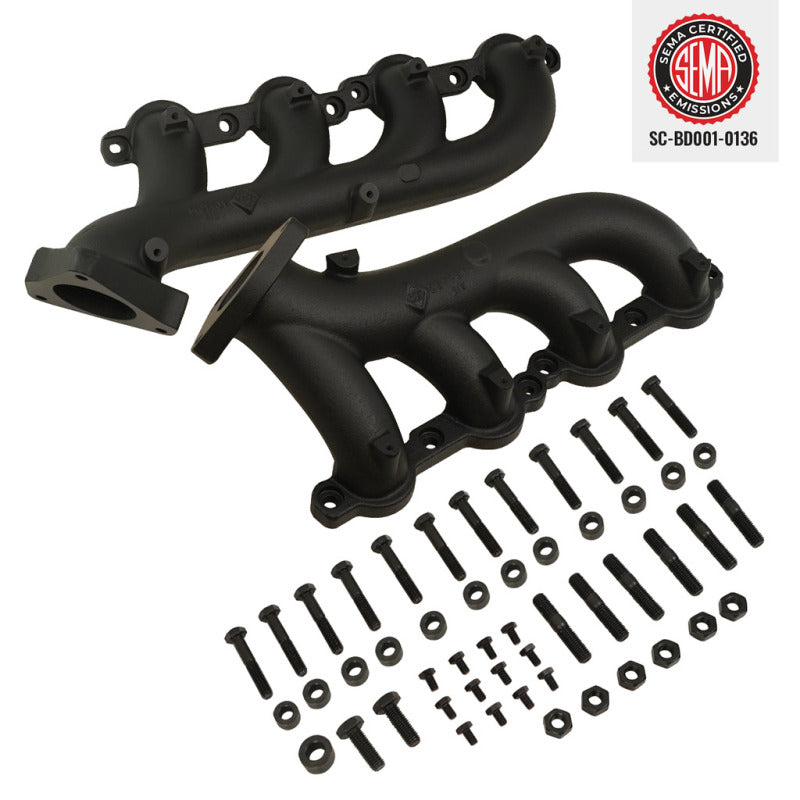 BD Diesel Exhaust Manifold Kit - 02-13 Chevy Silverado 1500 & GMC Sierra 1500 V8