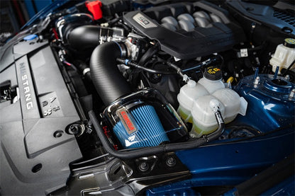 CORSA Performance Corsa 2024+ Ford Mustang GT 5.0L Carbon Fiber Cold Air Intake w/ MaxFlow Oiled Air Filters - Matte