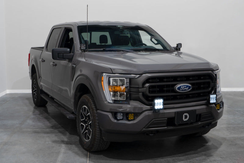 Diode Dynamics 21-22 Ford F-150 SS5 Bumper LED Pod Light Kit - Pro White Driving