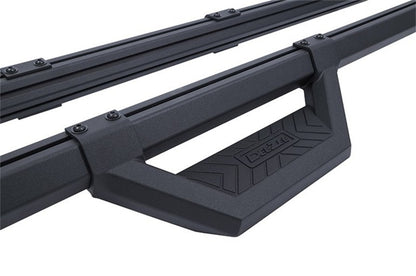 Dee Zee 99-23 Chevrolet/GMC/Dodge/Ford Full Size Truck Hex Cast - Crew Cab Side Steps (Txt Blk)