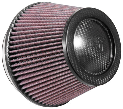 K&N Engineering K&N Universal Carbon Fiber Filter 6in Flange / 7-1/2in OD-B / 5-1/8in OD-T / 5in H