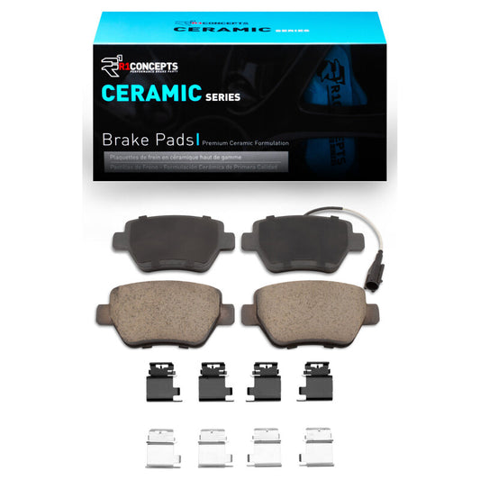 R1 Concepts R1 2014-2016 Maserati Ghibli Rear R1 Ceramic Pads & Hardware Kit