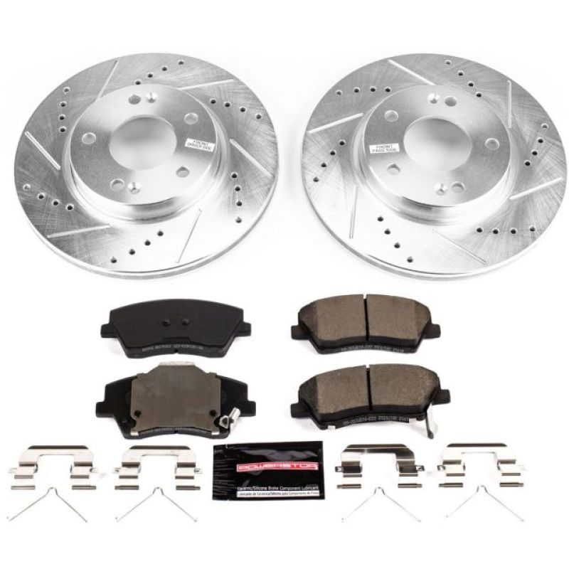 PowerStop Power Stop 17-19 Hyundai Ioniq Front Z23 Evolution Sport Brake Kit
