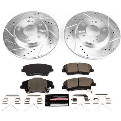 PowerStop Power Stop 17-19 Hyundai Ioniq Front Z23 Evolution Sport Brake Kit