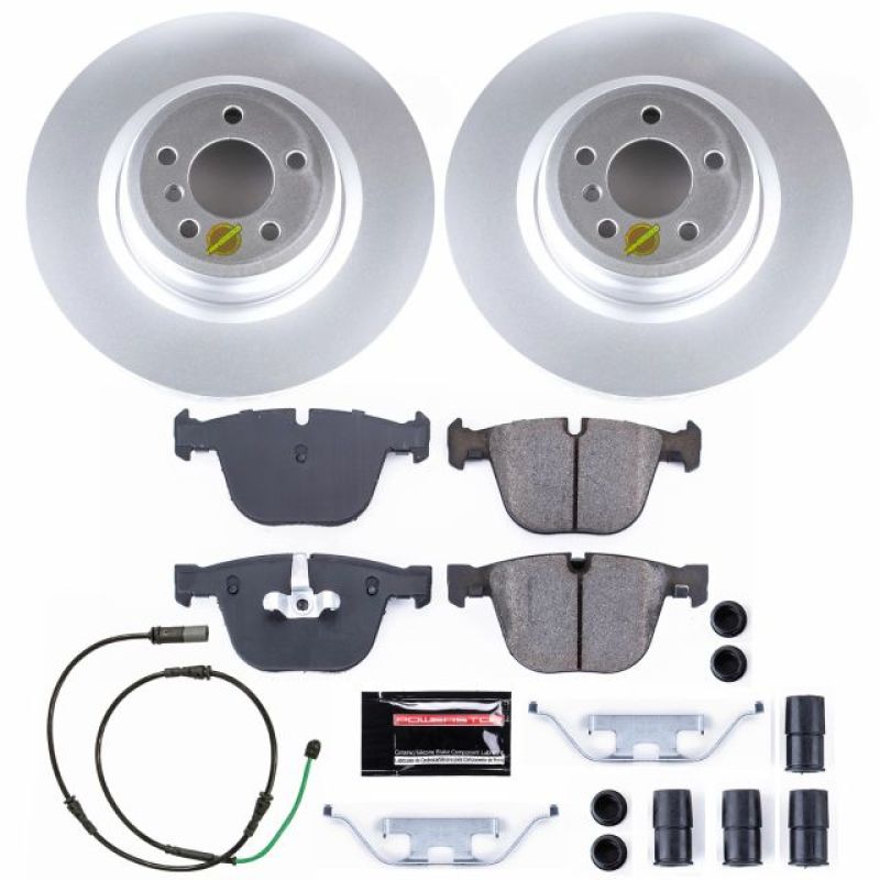 PowerStop Power Stop 10-15 BMW 550i GT Rear Z23 Evolution Sport Coated Brake Kit