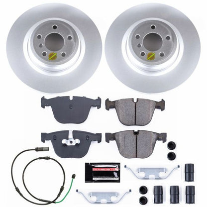 PowerStop Power Stop 10-15 BMW 550i GT Rear Z23 Evolution Sport Coated Brake Kit