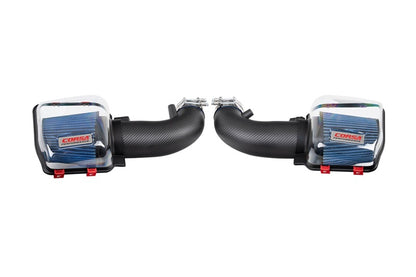 CORSA Performance Corsa 2024+ Ford Mustang GT 5.0L Carbon Fiber Cold Air Intake w/ MaxFlow Oiled Air Filters - Matte