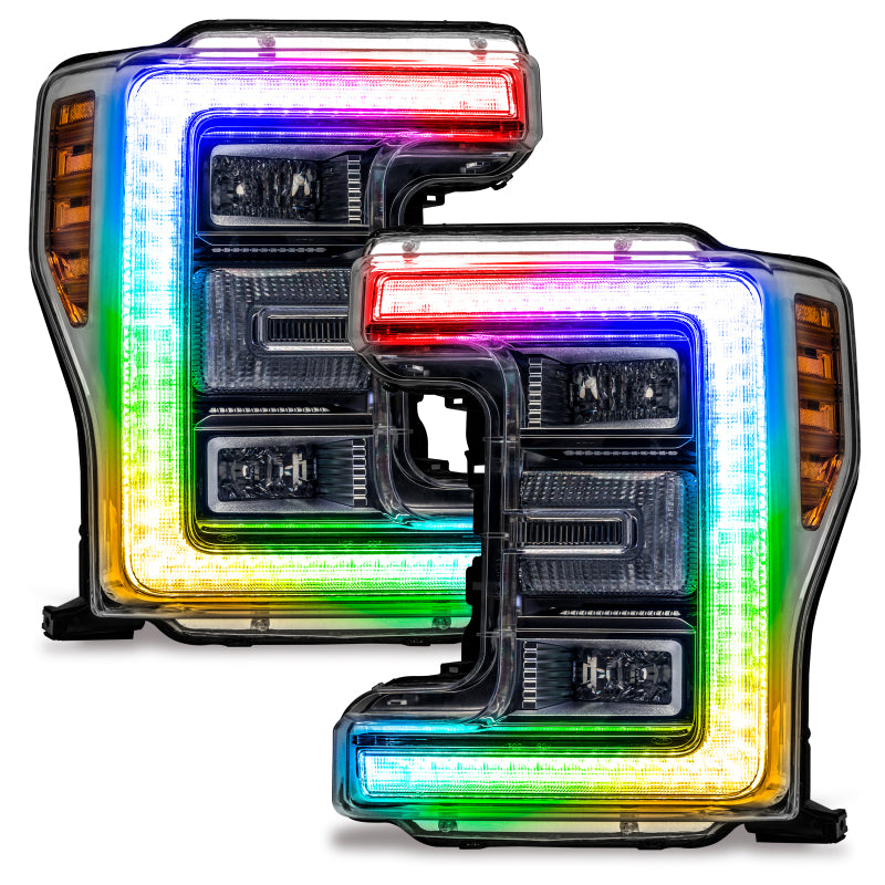 ORACLE Lighting Oracle 17-19 Ford F-250/F-350 Superduty Headlight DRL Kit - ColorSHIFT w/o Controller