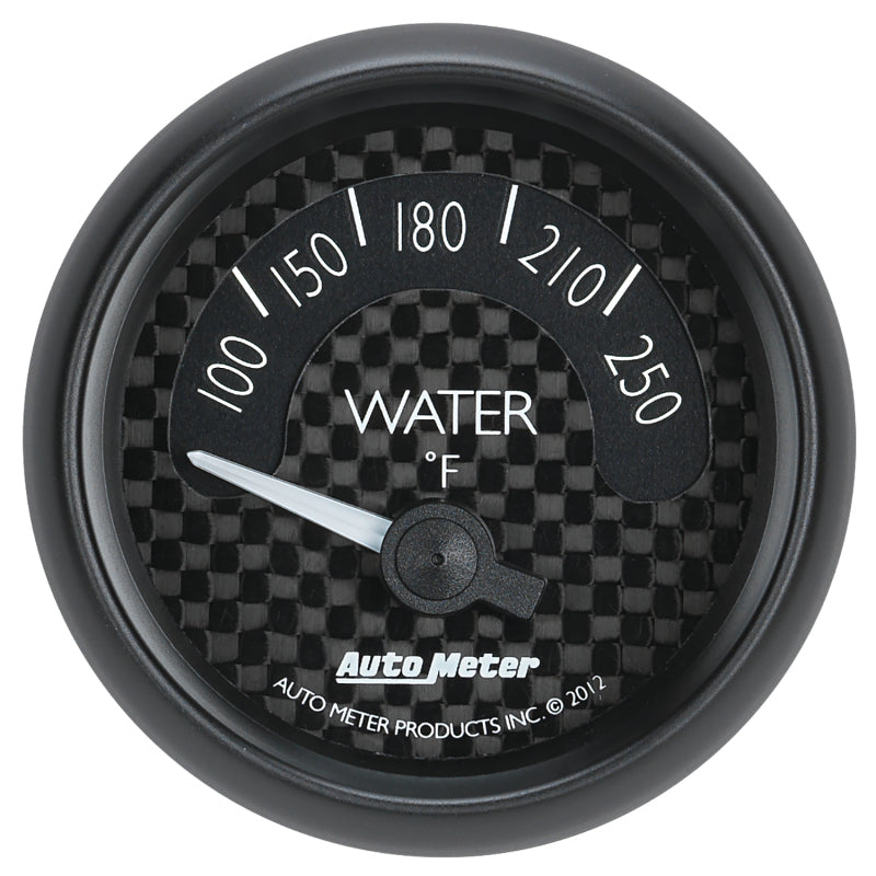 Autometer GT Series 52mm Short Sweep Electronic 100-250 Deg F Water Temperature