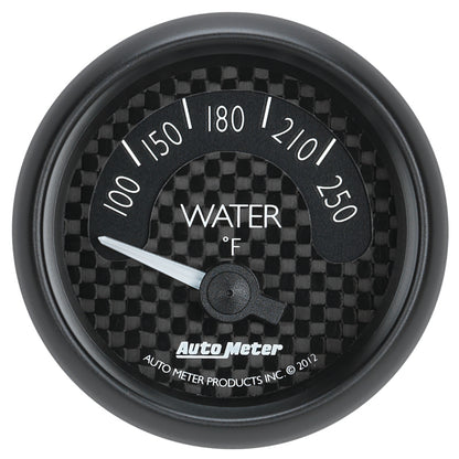 Autometer GT Series 52mm Short Sweep Electronic 100-250 Deg F Water Temperature