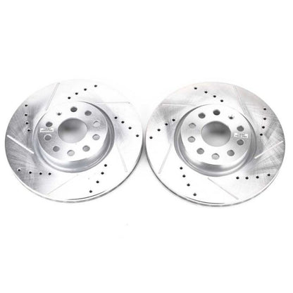 PowerStop Power Stop 06-13 Audi A3 Front Evolution Drilled & Slotted Rotors - Pair