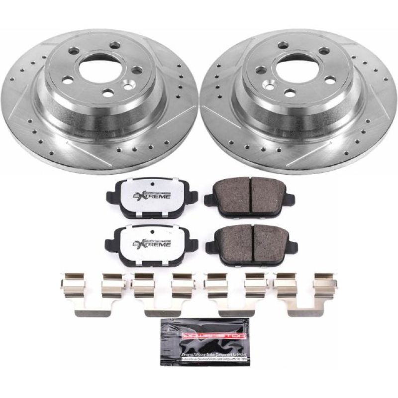 PowerStop Power Stop 07-11 Volvo S80 Rear Z36 Truck & Tow Brake Kit