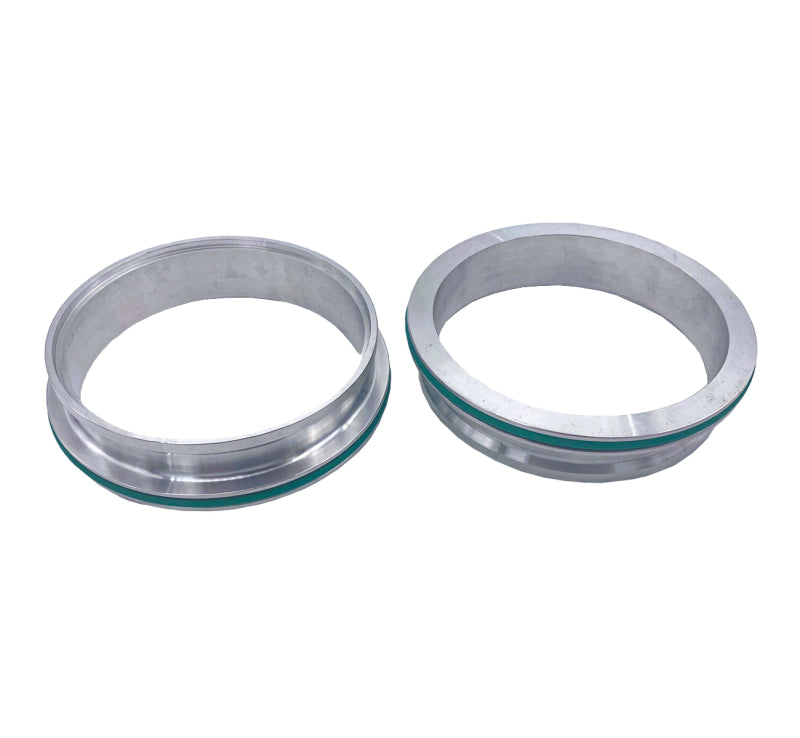 Granatelli Motor Sports Granatelli 3.5in Stainless Steel Dual Seal Clamp Weld-On Ferrule Set