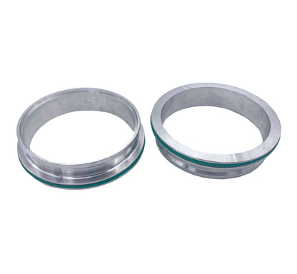 Granatelli Motor Sports Granatelli 3.0in Stainless Steel Dual Seal Clamp Weld-On Ferrule Set