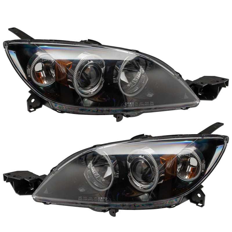 ORACLE Lighting Oracle 04-09 Mazda 3 SMD HL - Hatchback - Halogen Style - ColorSHIFT w/ 2.0 Controller