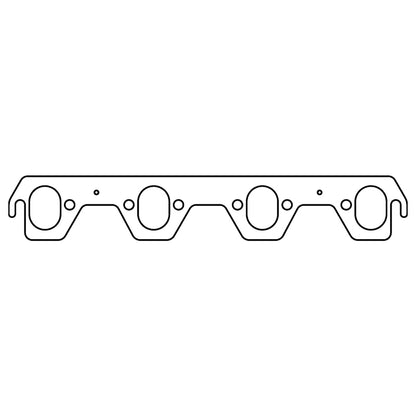 Cometic Gasket Cometic Ford Windsor V8 .043in Copper Exhaust Manifold Gasket Set - 1.750in x 1.270in Oval Port