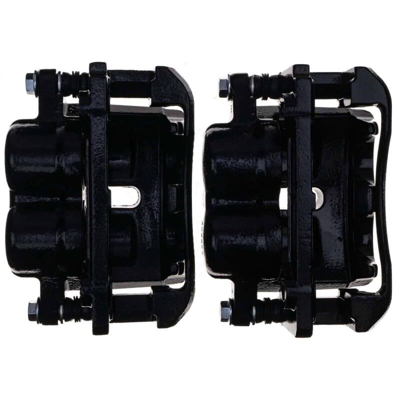 PowerStop Power Stop 04-05 Ford F-150 Front Black Caliper - Pair w/Bracket