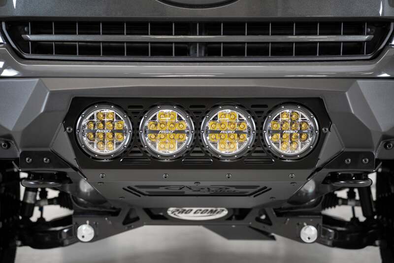 Addictive Desert Designs 18-20 Ford F-150 Bomber Front Bumper w/ 4 Rigid 360 6IN Mounts
