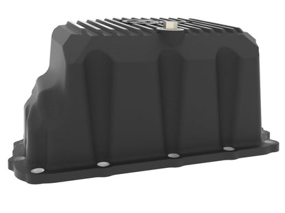 aFe 20-25 GM Diesel V8-6.6L L5P Engine Oil Pan w/ Machined Fins