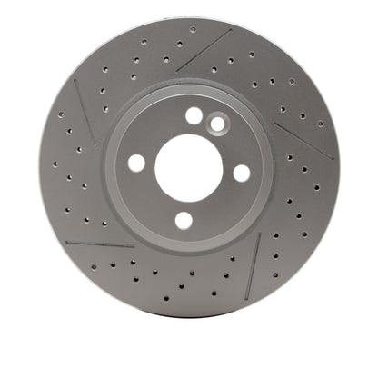 DFC 07-15 Mini Cooper (Excl Clubman) Front Drilled GeoSPEC Coated Rotor and Slotted