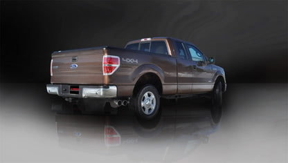 CORSA Performance Corsa 2011-2014 Ford F-150 EcoBoost 3.5L V6 Polished Sport Cat-Back Exhaust