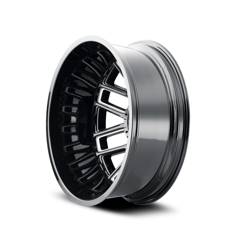 Mayhem 8107D Cogent Dually 20x8.25 / 8x200 BP / -192mm Offset / 142mm Hub Blk w/ Milled Spokes Wheel