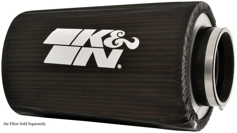 K&N Engineering K&N Round Tapered Drycharger Air Filter Wrap 8in B ID x 6.625in T ID x 10.5in H