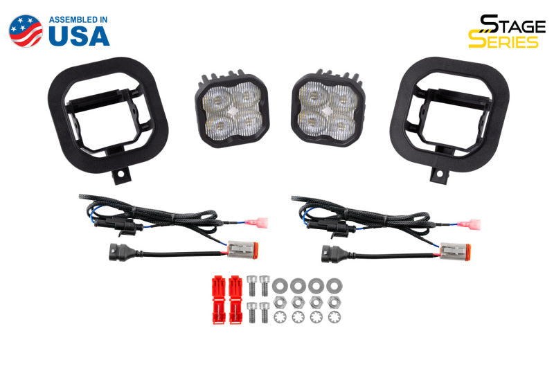 Diode Dynamics SS3 Pro Type SD Kit ABL - White SAE Fog