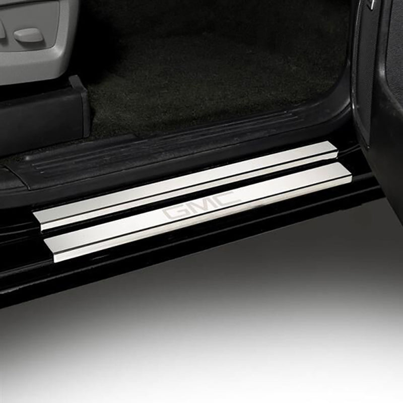 Putco 14-18 GMC Sierra LD - Regular Cab w/ GMC Etching (4pcs) SS Door Sills