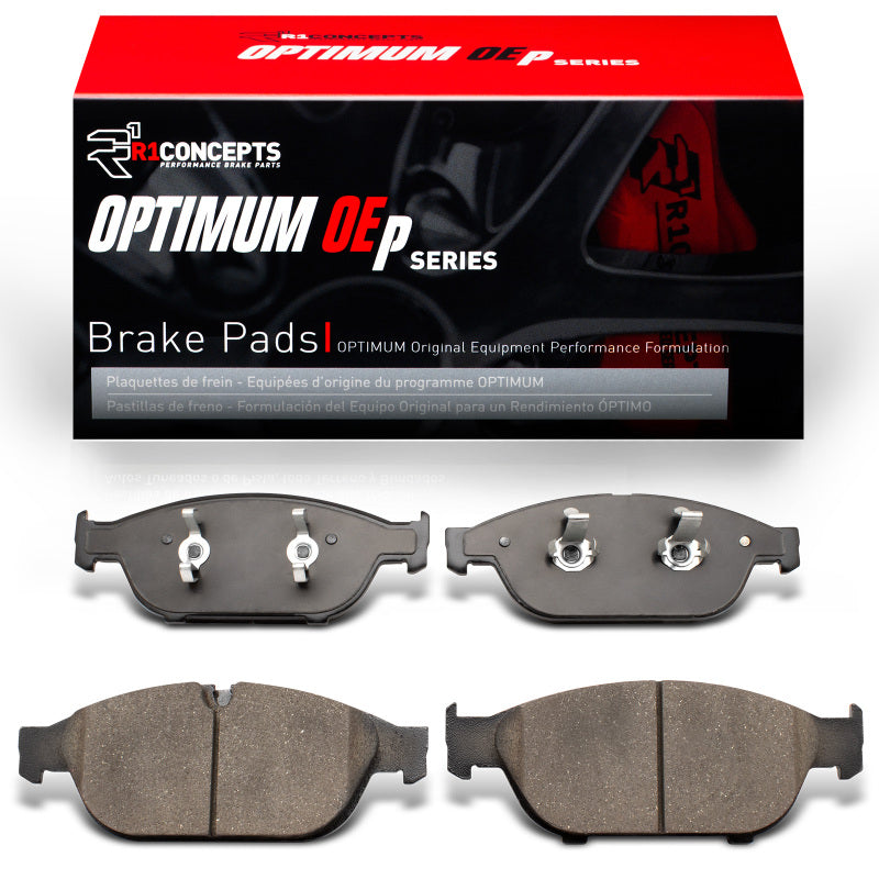 R1 Concepts R1 12-14 Audi A6 Quattro Front Optimum OE Brake Pads