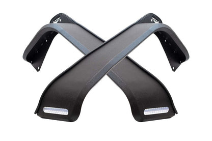 Fishbone Offroad 2018+ Jeep Wrangler JL/JLU/2020+ Gladiator JT Alum Front Fender Flares - Black