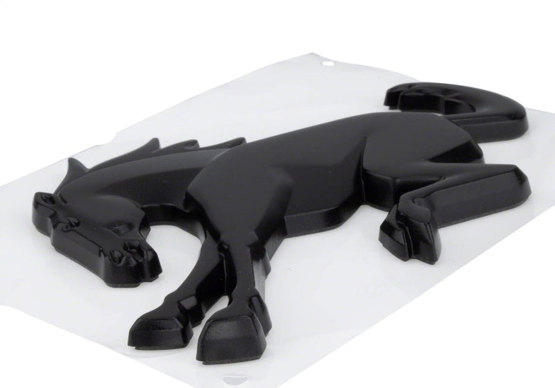 Ford Racing Bronco Rear Emblem - Matte Black