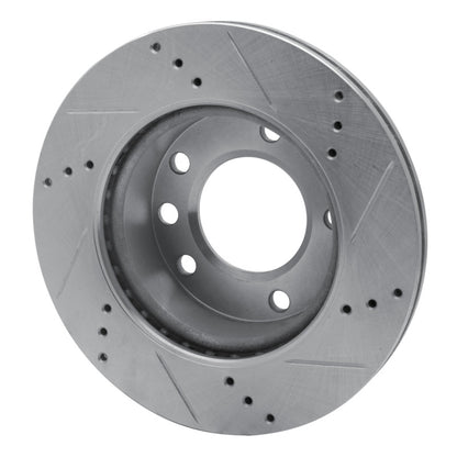 R1 Concepts R1 02-06 Dodge Sprinter 2500 Front Left Drilled & Slotted Silver Brake Rotor