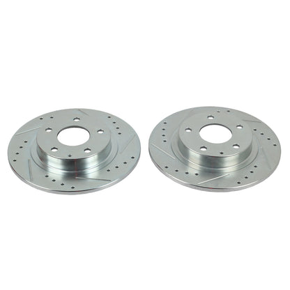 PowerStop Power Stop 14-18 Mazda 6 Rear Evolution Drilled & Slotted Rotors - Pair