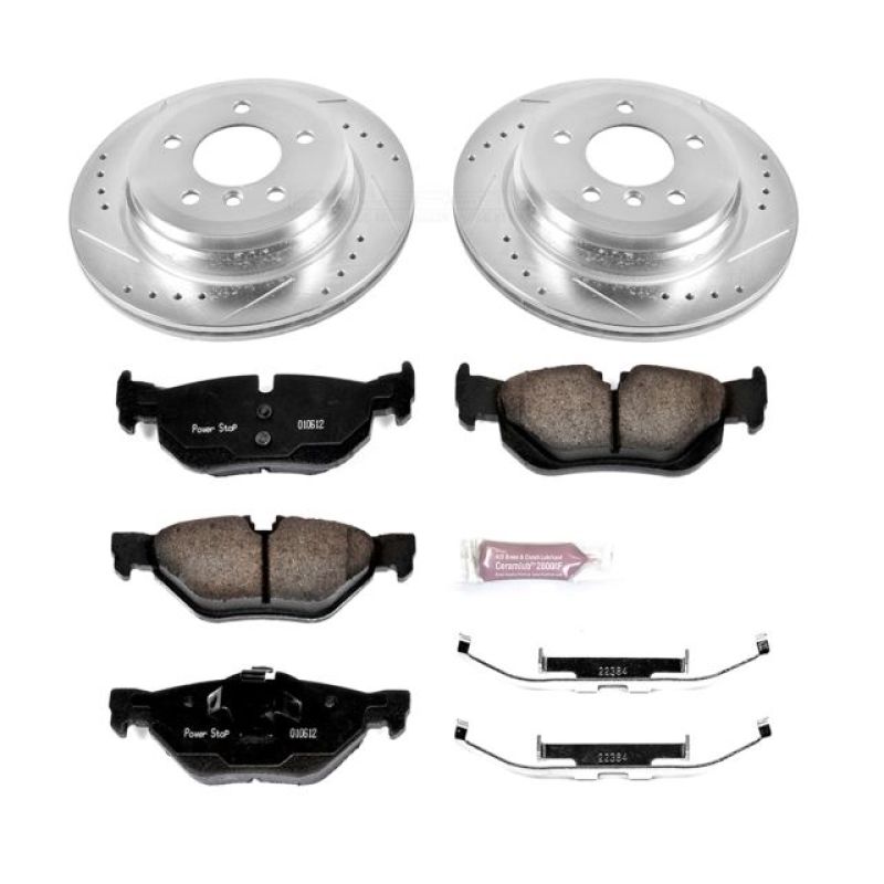 PowerStop Power Stop 11-13 BMW 328i Rear Z23 Evolution Sport Brake Kit
