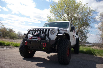 Fishbone Offroad 2018+ Jeep Wrangler JL/JLU/2020+ Gladiator JT Steel Front Fender Flares - Black