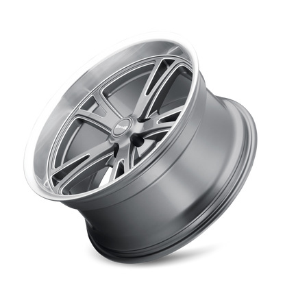 Ridler Wheels Ridler 606 17x7 / 5x114.3 BP / 0mm Offset / 83.82mm Hub Gloss Grey Machined Wheel