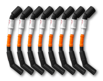 Kooks Headers Kooks 10mm Spark Plug Wires - Orange w/Black Boots (8 pc. Set)