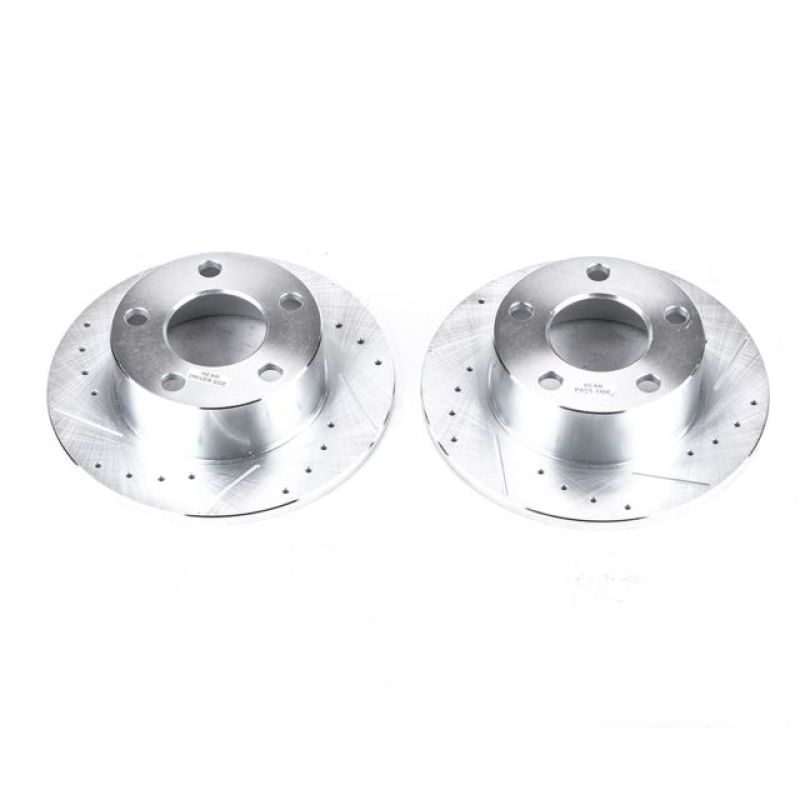 PowerStop Power Stop 95-04 Audi A6 Rear Evolution Drilled & Slotted Rotors - Pair